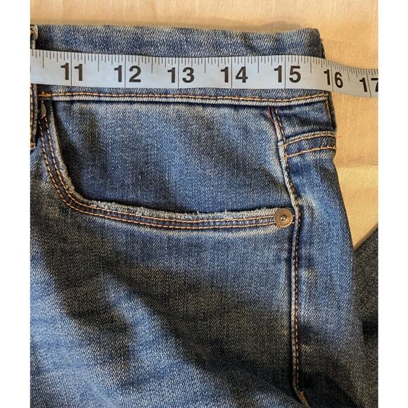 Blank NYC Black Released Raw Hem High Rise Crybaby Skinny Jeans Size 30 - Picture 7 of 8